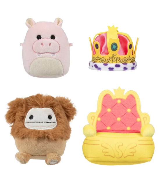 Squishmallows Micromallows Seri 1 // 2 Figür + 2 Aksesuar Seti