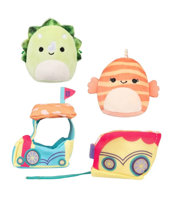 Squishmallows Micromallows Seri 2 // 2 Figür + 2 Aksesuar Seti