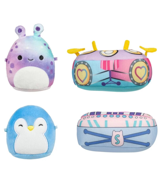 Squishmallows Micromallows Seri 3 // 2 Figür + 2 Aksesuar Seti