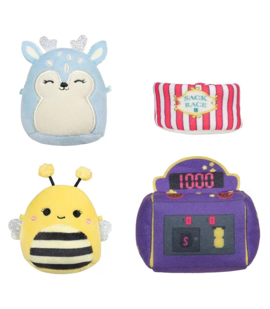 Squishmallows Micromallows Seri 4 // 2 Figür + 2 Aksesuar Seti