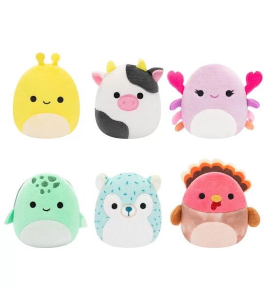 Squishmallows Micromallows Set (6 Adet) - Cailey the Crab