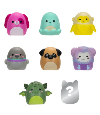 Squishmallows Squish-a-longs Yüzük + 8 Figür Set 1