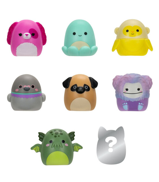 Squishmallows Squish-a-longs 8 Figür + Yüzük Set Seri 2 AL0024