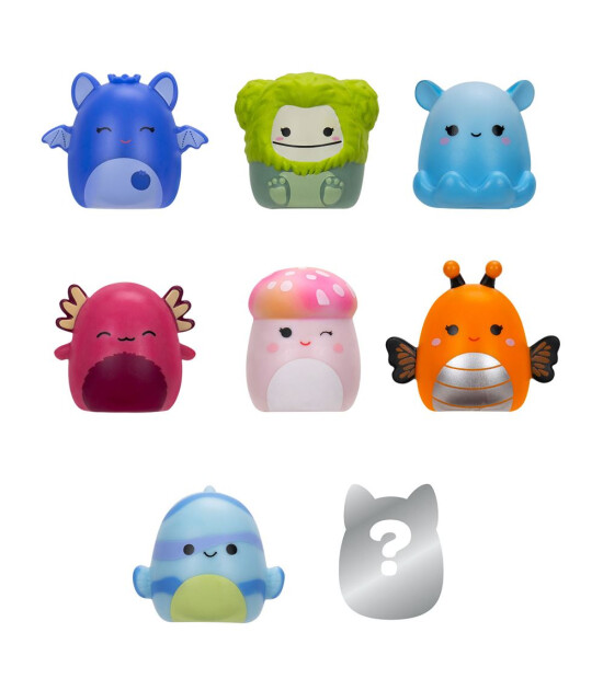 Squishmallows Squish-a-longs 8 Figür + Yüzük Set Seri 2 AL0025