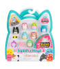 Squishmallows Squish-a-longs Fig&uuml;r ve Y&uuml;z&uuml;k Seti (8 Adet) // Sevimli Hayvanlar