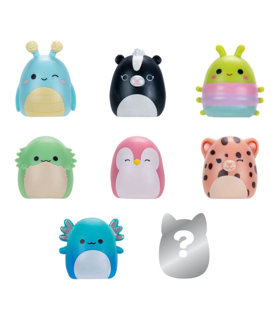 Squishmallows Squish-a-longs Fig&uuml;r ve Y&uuml;z&uuml;k Seti (8 Adet) // Sevimli Hayvanlar