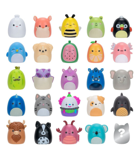 Squishmallows Squish-a-longs 25 Figür + Yüzük Set Seri 1 AL0033