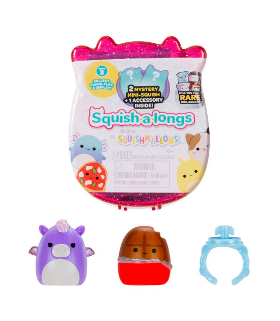 Squishmallows Squish-a-longs S&uuml;rpriz Paket Seri 3