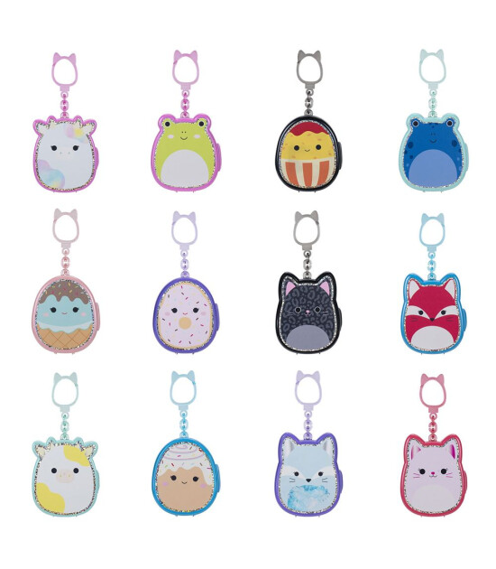 Squishmallows Squish-a-longs 3 Figür + Yüzük Çantalı Sürpriz Paket Seri 2