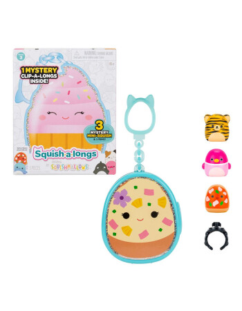 Squishmallows Squish-a-longs S&uuml;rpriz Fig&uuml;r Paketi (3 Adet)