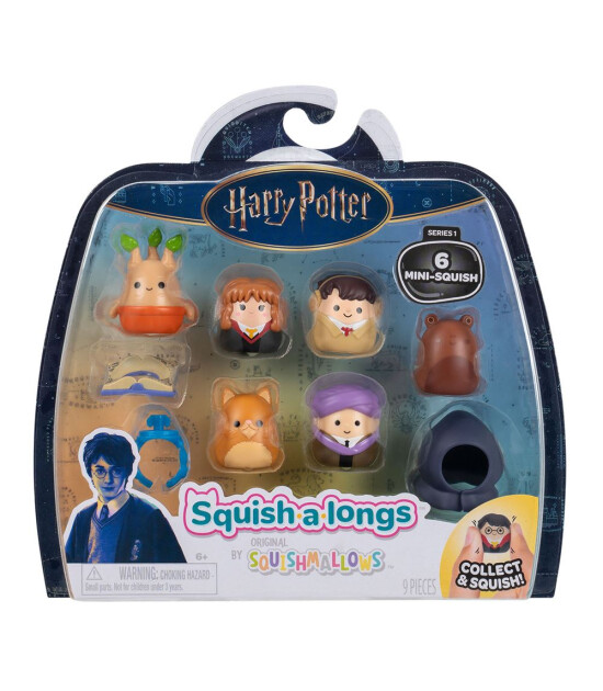 Squishmallows Squish-a-longs Harry Potter Serisi 1. Seri Fig&uuml;r Paketi (6 Adet)