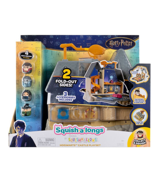 Squishmallows Squish-a-longs Harry Potter Oyun Seti // Hogwarts Şatosu