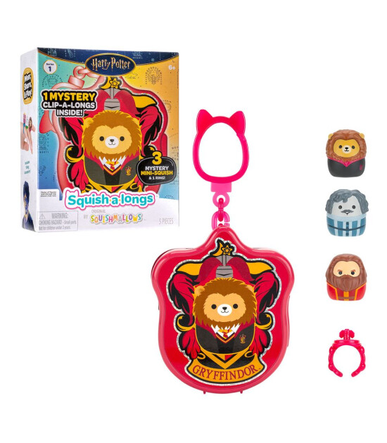 Squishmallows Squish-a-longs Harry Potter 1.Seri &Ccedil;antalı S&uuml;rpriz Paketi