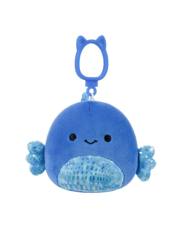 Squishmallows Beta Balığı Kobester Klipsli (9 cm)