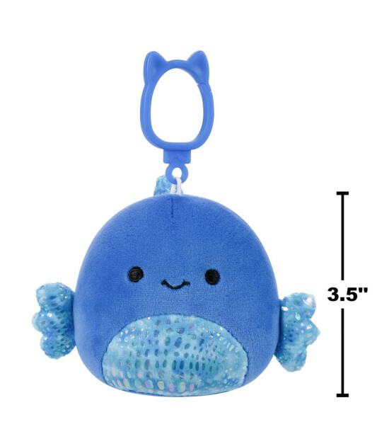Squishmallows Beta Balığı Kobester Klipsli (9 cm)