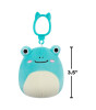 Squishmallows Kurbağa Robert 9 cm Klipsli CP00489