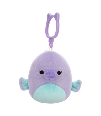 Squishmallows K&uuml;rek Balığı Saleema Klipsli (9 cm)
