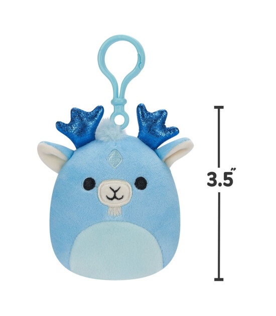 Squishmallows Klipsli Pel&uuml;ş (9 cm) // Xam