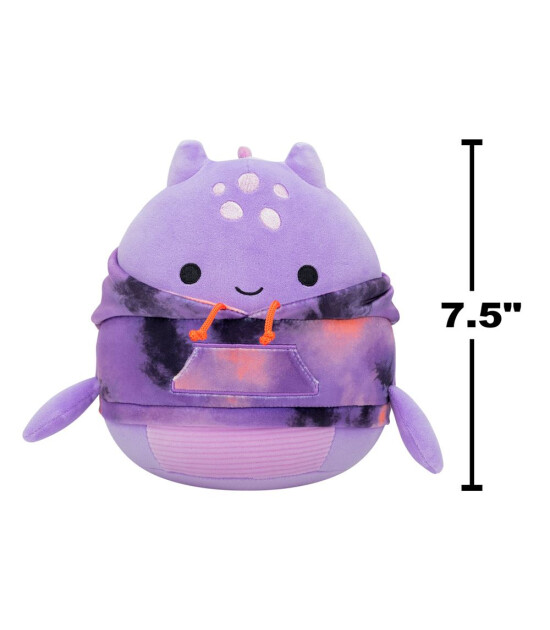 Squishmallows Tie Dye Hoodie Loch Ness Canavarı Shon (20 cm)