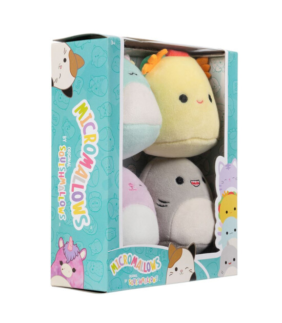 Squishmallows Micromallows 1.Seri Fig&uuml;r Paketi (4 Adet)