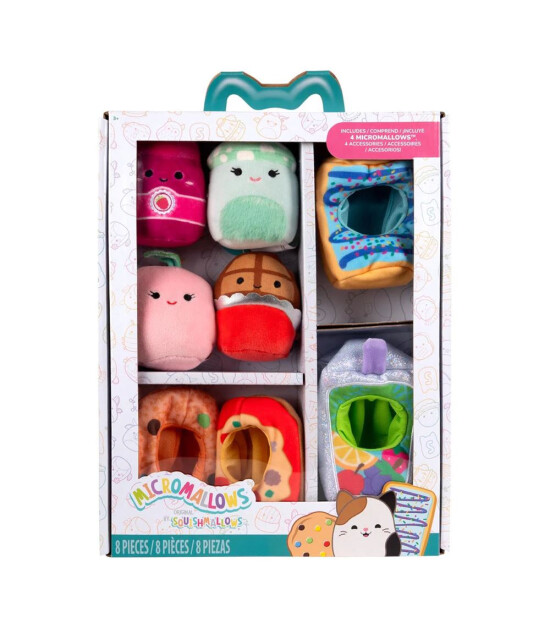 Squishmallows Micromallows Fig&uuml;r ve Aksesuar Seti (4 Adet)