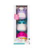 Squishmallows Micromallows Fig&uuml;r Paketi (3 Adet) // Sevimli Hayvanlar
