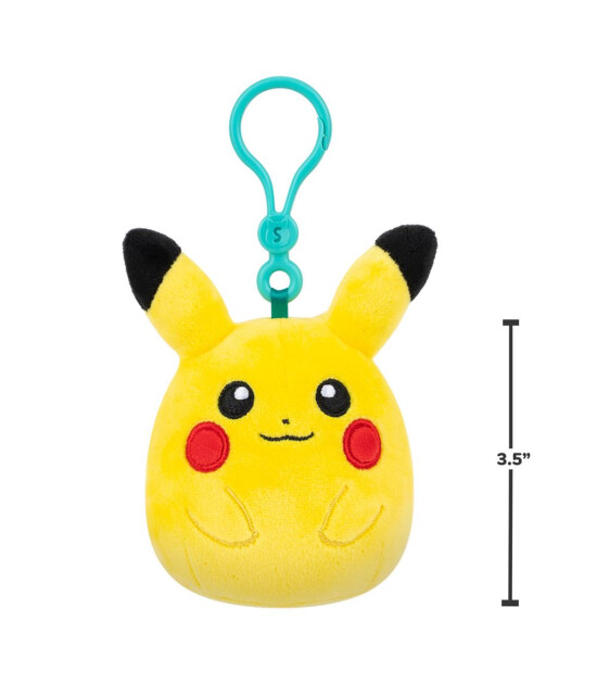 Squishmallows Pokemon Serisi Klipsli - Pikachu (9 cm)