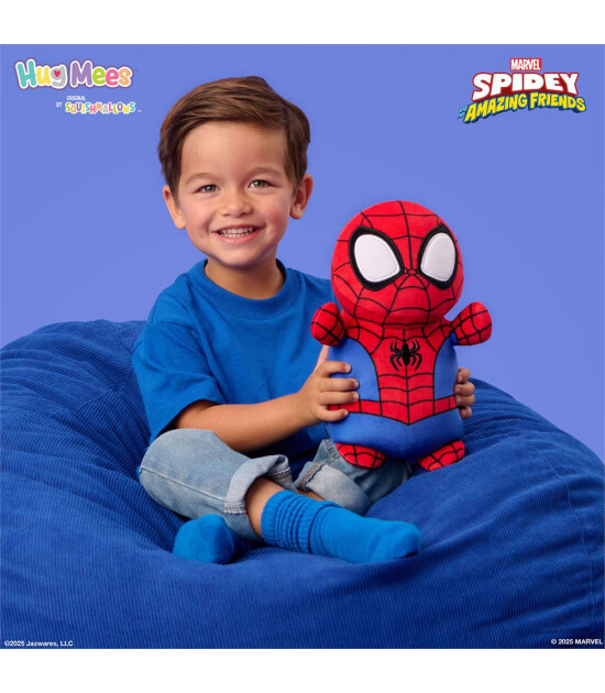 Squishmallows HugMees Pel&uuml;ş Oyuncak (25 cm) // Spidey