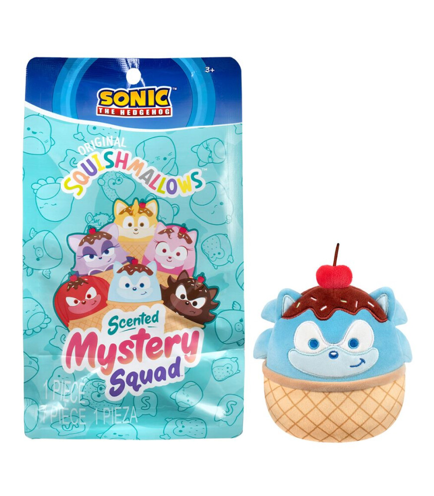 Squishmallows Mystery Squad Sonic Sürpriz Figür (13 cm) - Keyif
