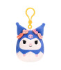 Squishmallows Hello Kitty Serisi Klipsli - Kuromi (9 cm)