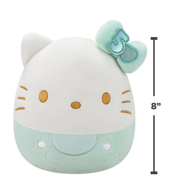 Squishmallows Hello Kitty - Teal Bow (20 cm)