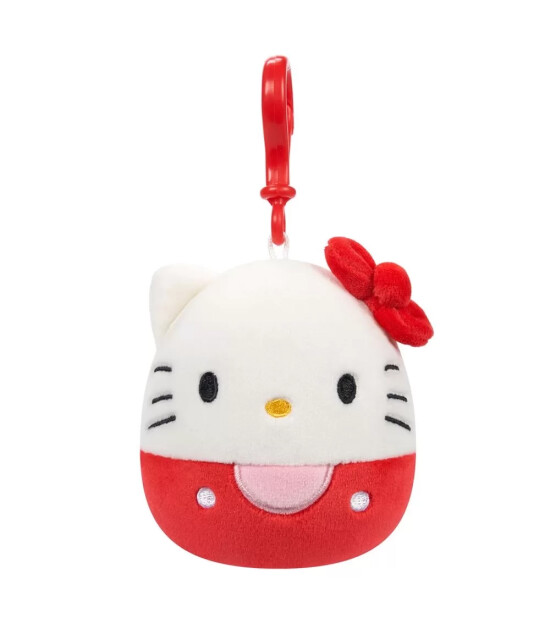 Squishmallows Hello Kitty Serisi - Hello Kitty Klipsli (10 cm)