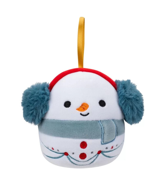 Squishmallows Yılbaşı Süsü - Kardan Adam Manny (10 cm)