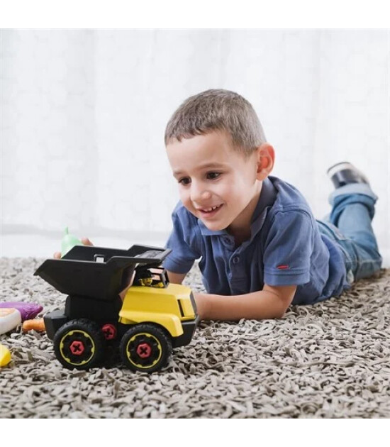 Stanley Jr. XL Tak &Ccedil;ıkar Damperli Kamyon (24 Par&ccedil;a)