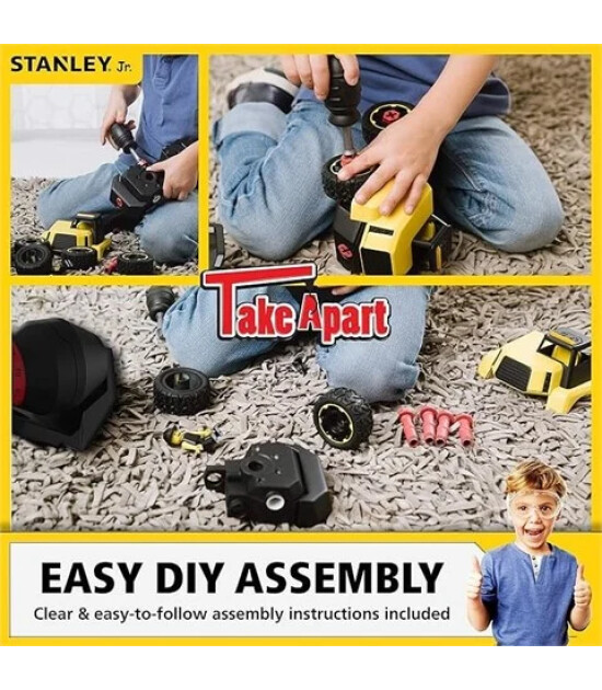 Stanley Jr. XL Tak &Ccedil;ıkar Beton Mikseri (23 Par&ccedil;a)