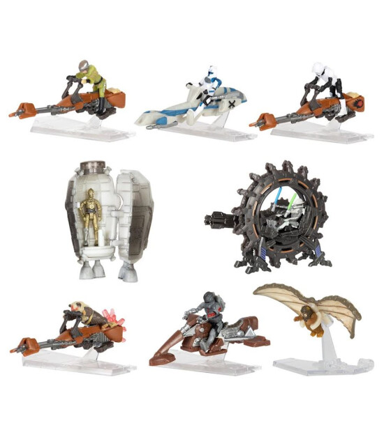 Star Wars Mikro Fig&uuml;r ve Ara&ccedil; Mini S&uuml;rpriz Paket Seri 4