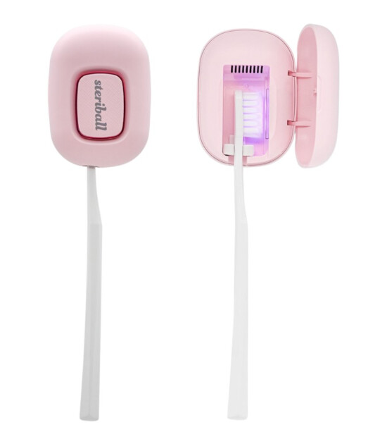 Steriball Diş Fır&ccedil;aları i&ccedil;in Akıllı Koruma Cihazı // Pembe
