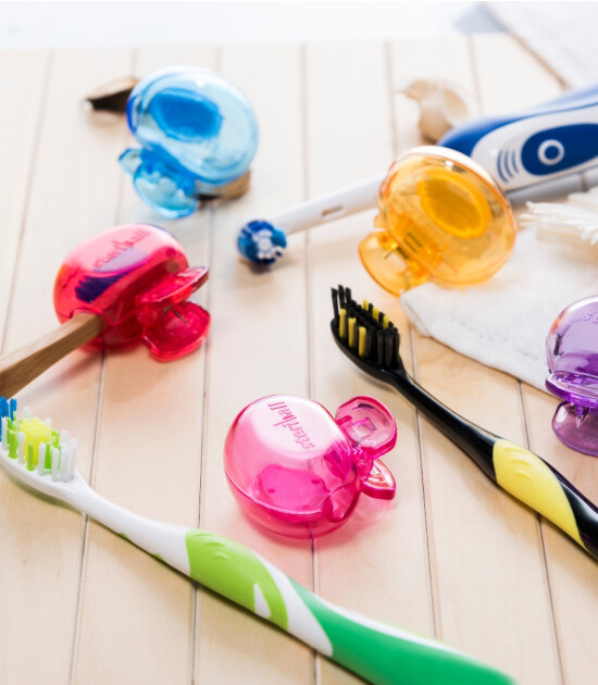 Steriball Yetişkin Diş Fırçası Koruyucu Kap Limon Kokulu (2 Adet)