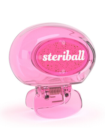 Steriball &Ccedil;ocuk Diş Fır&ccedil;ası Hijyenik Koruyucu Kap // A&ccedil;ık Pembe