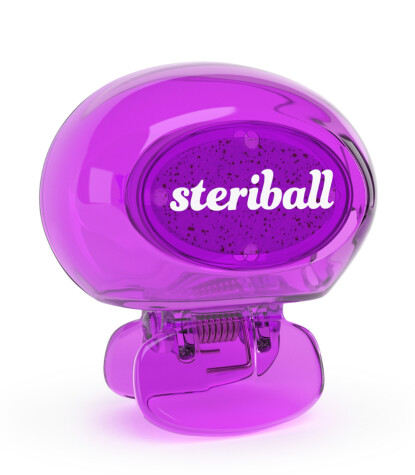 Steriball Diş Fırçası Hijyenik Koruyucu Kap // Mor