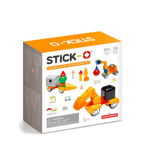 Stick-O Mıknatıslı İnşaat Seti (26 Parça)