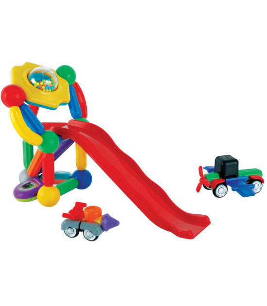 Stick-O Mıknatıslı İnşaat Seti (60 Par&ccedil;a)