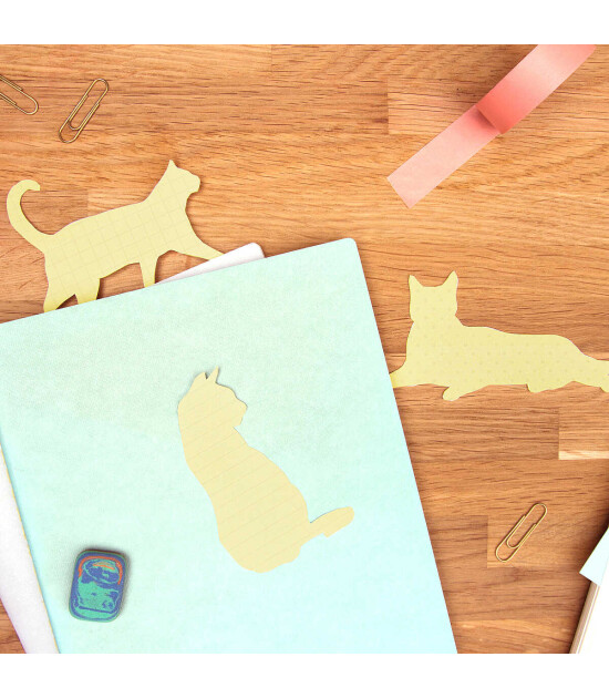 Suck Uk Yapışkanlı Notluk (3'l&uuml; Set) // Kedi