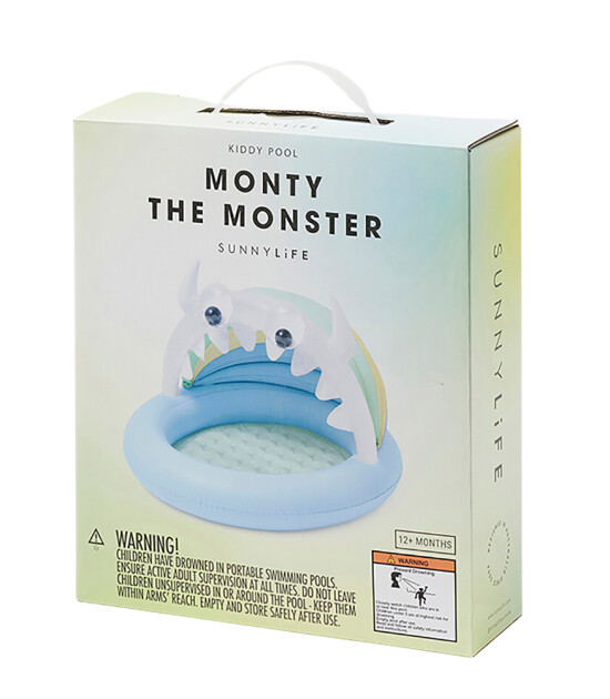 Sunnylife Şişme Bahçe Havuzu // Monty the Monster