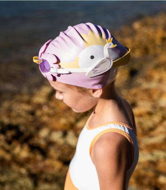 Sunnylife Çocuk Yüzme Bonesi // Princess Swan Multi