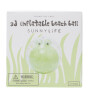 Sunnylife 3 Boyutlu Şişme Plaj Topu // Cookie the Croc Light Khaki