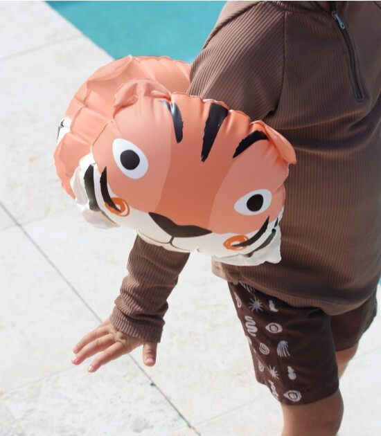 Sunnylife &Ccedil;ocuk Arm Band Kolluk // Tino the Tiger Clay