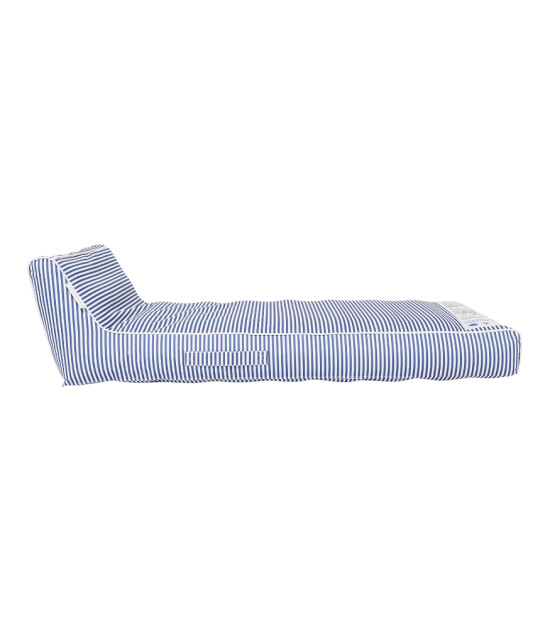 Sunnylife Luxe Lie-On Lounger Şişme Yatak // Le Weekend Navy