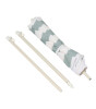 Sunnylife Compact Beach Umbrella Plaj Şemsiyesi // La Palma Sage Stripe