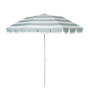 Sunnylife Compact Beach Umbrella Plaj Şemsiyesi // La Palma Sage Stripe
